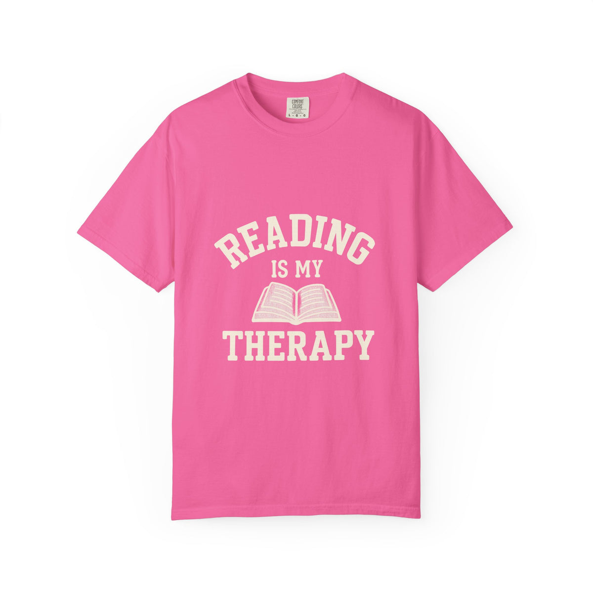 Reading Is My Therapy Book Lover Retro Aesthetic Graphic Tee - Trending Now - October 2026