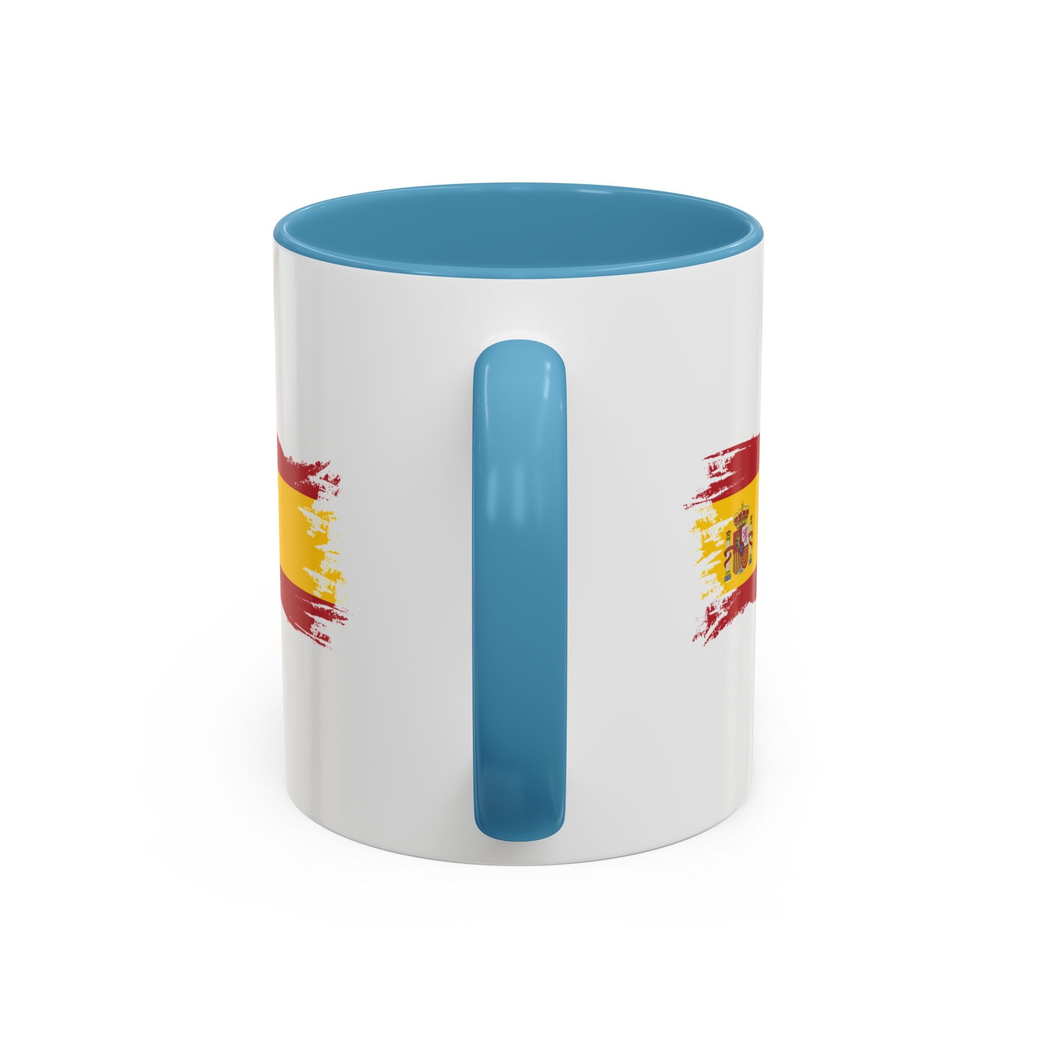 Spain Flag Coffee Mug — Spanish Brushstroke Accent Mug