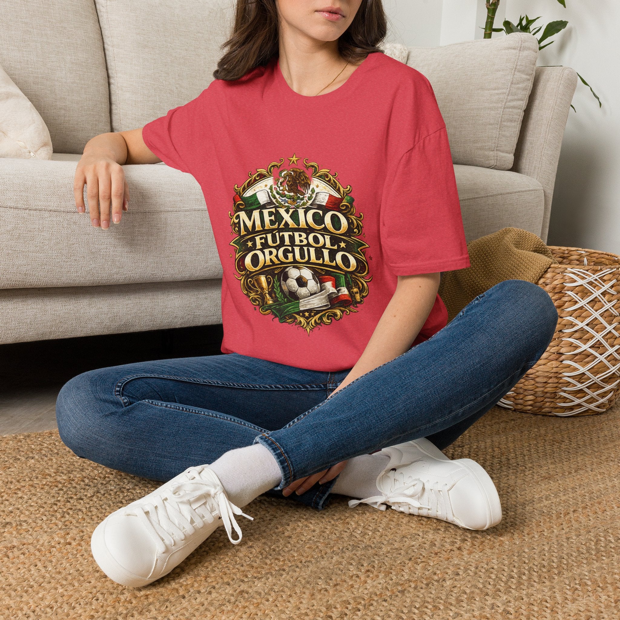Mexico Fútbol Orgullo T-Shirt — Mexican Soccer Pride Graphic Tee