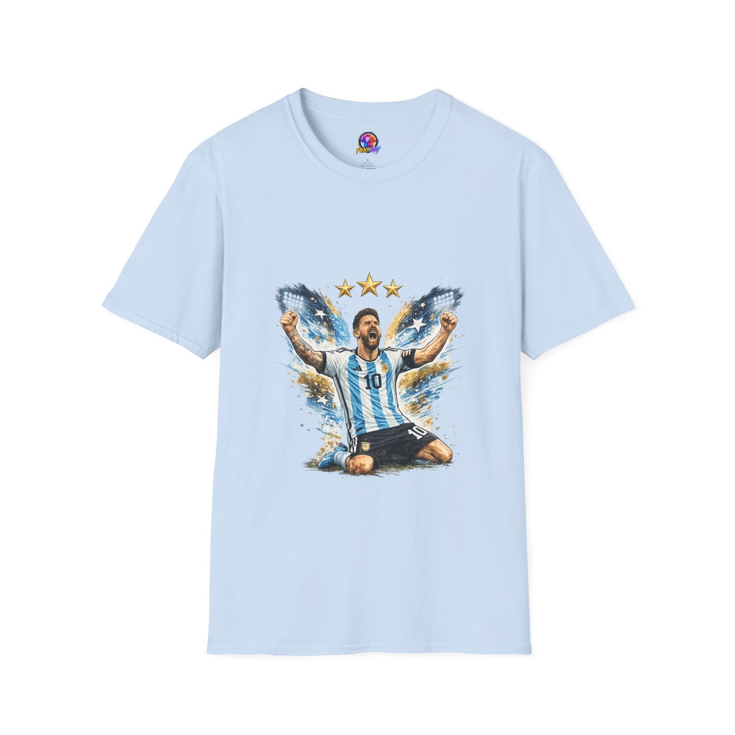 Argentina Soccer Legend Argentina T-Shirt — Celebratory Messi Design