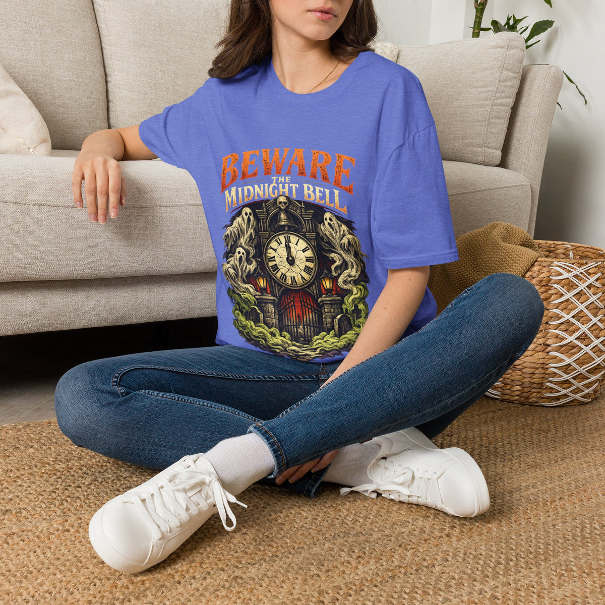 Halloween Beware Of Midnight Unisex Softstyle T-Shirt
