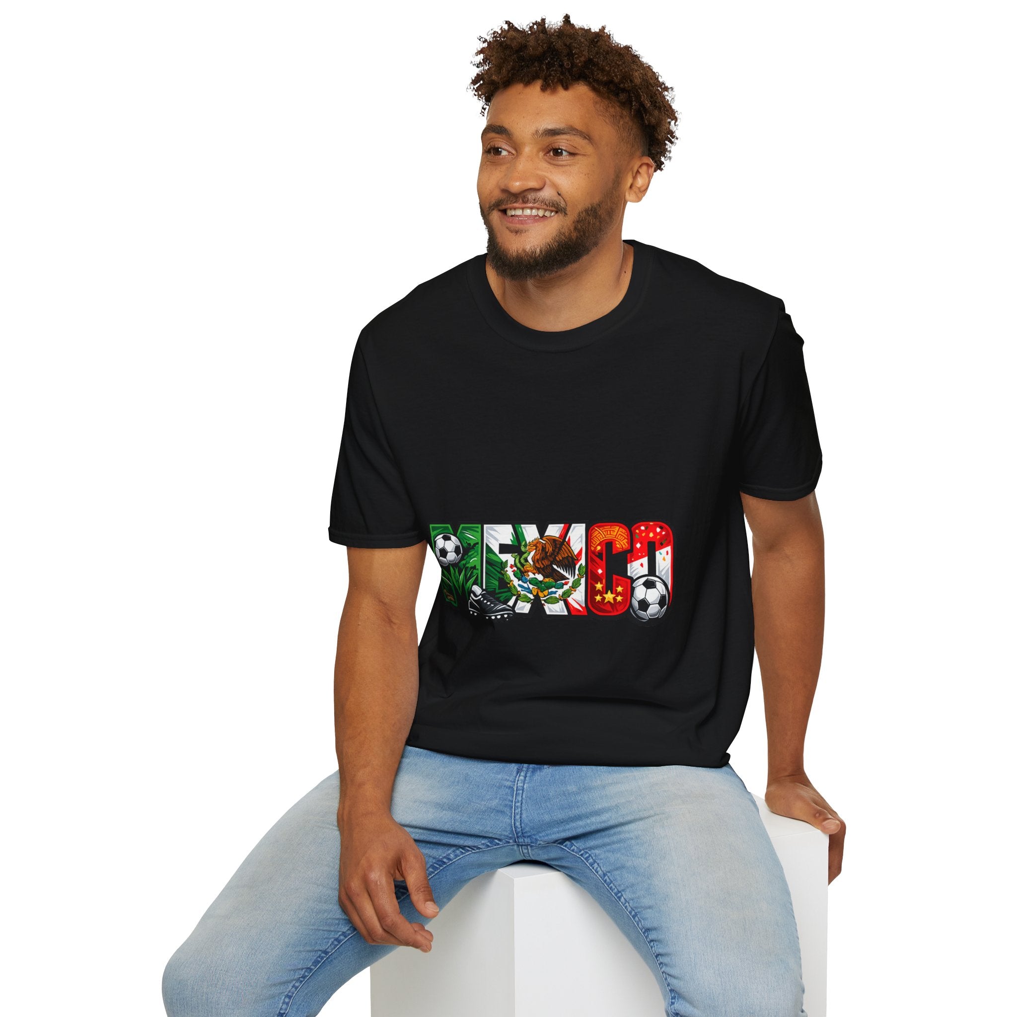 Mexico Soccer T-Shirt — Mexican Flag Football Pride Tee