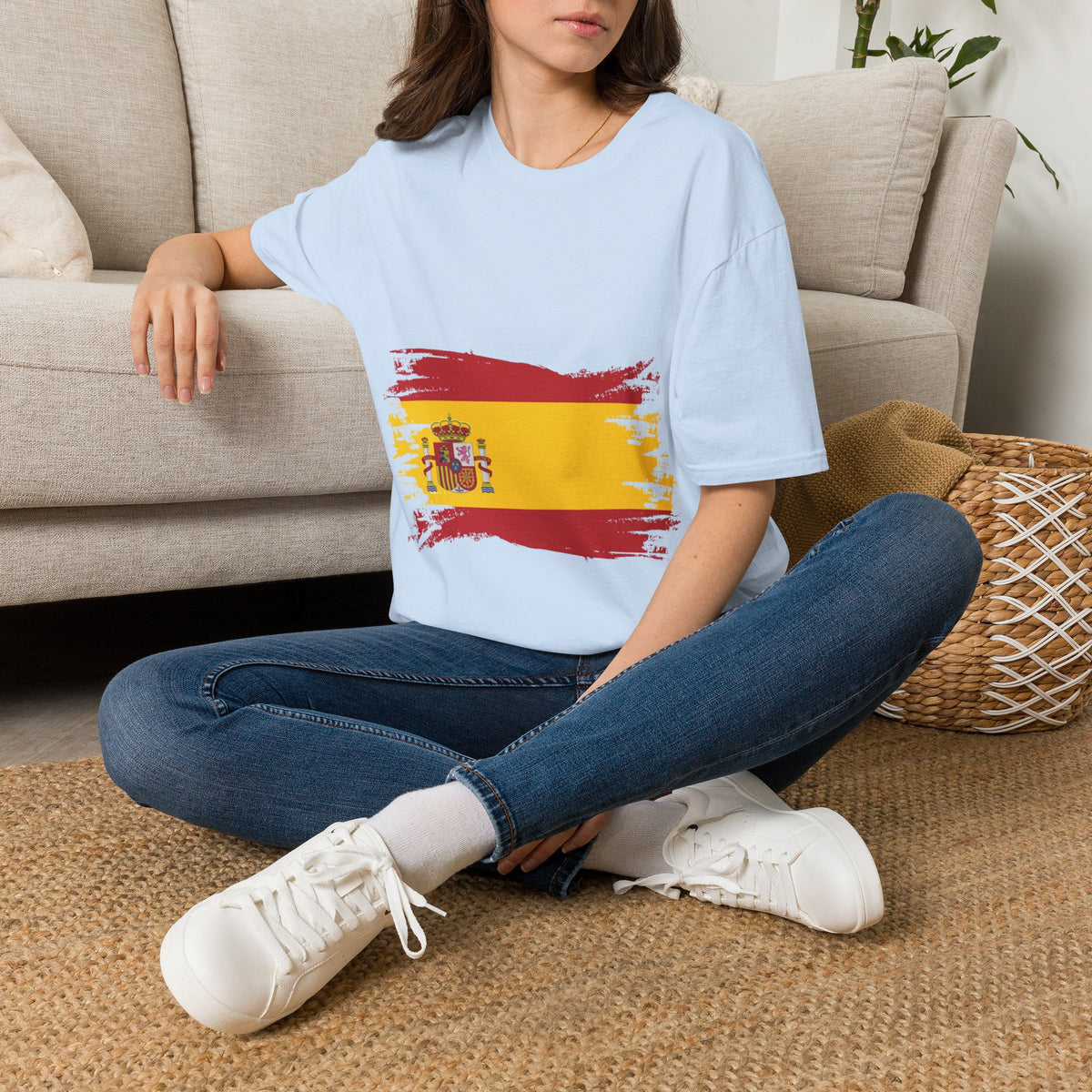 Spain Flag T-Shirt — Distressed Spanish Flag Graphic Tee