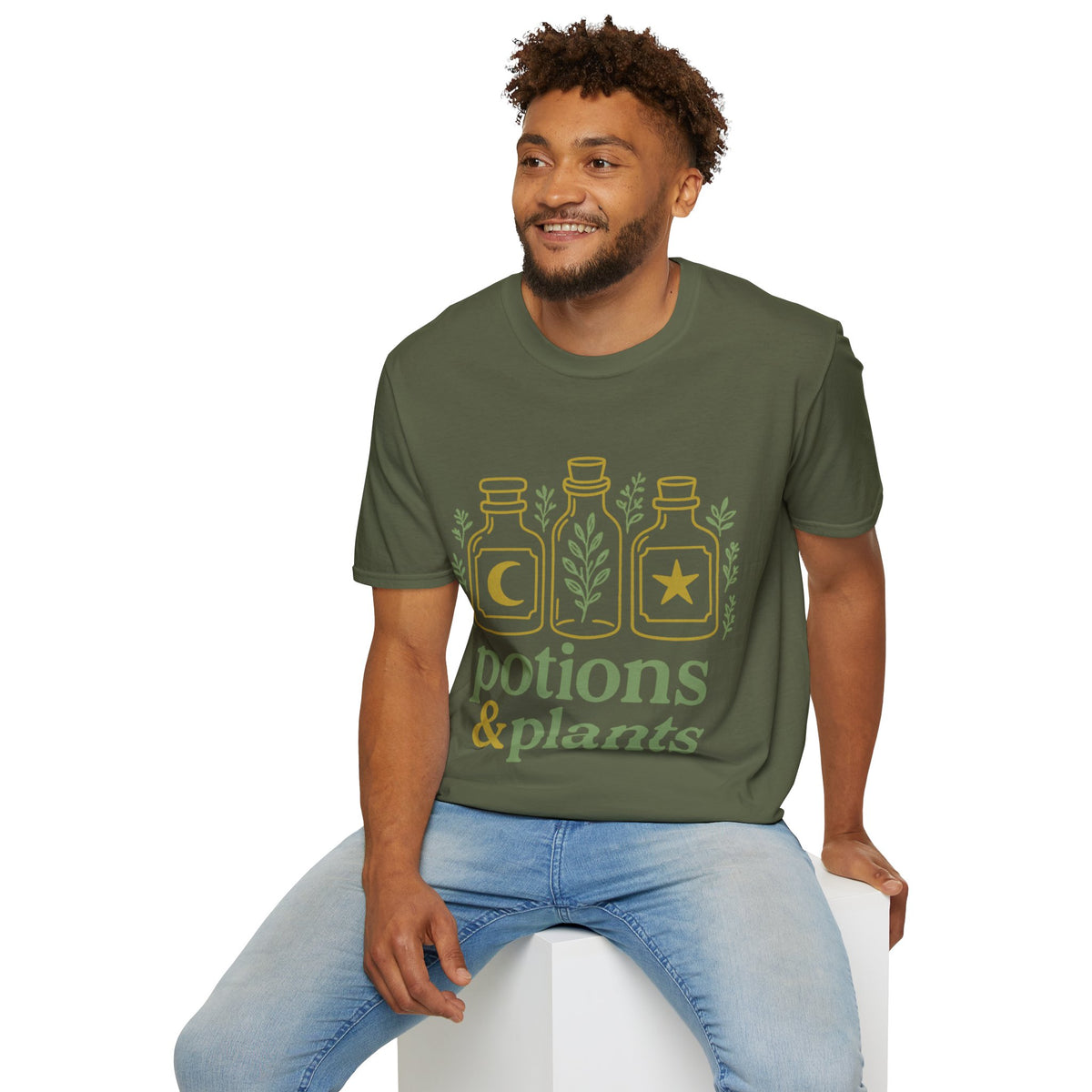 Potions & Plants T-Shirt — Botanical Apothecary Graphic Tee - Trending Now - August 2026