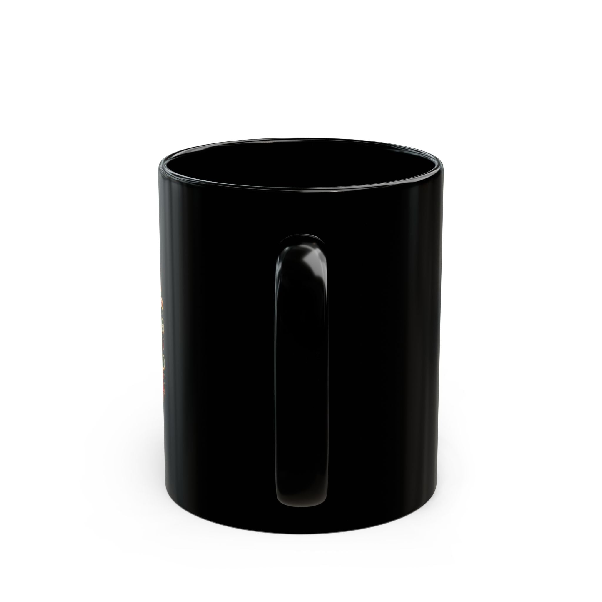 Very Merry Club Black Mug — Holiday Christmas Coffee Cup