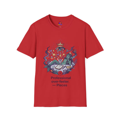 Mystic Eye Graphic T‑Shirt — 'Professional Over‑Feeler' Surreal Tee