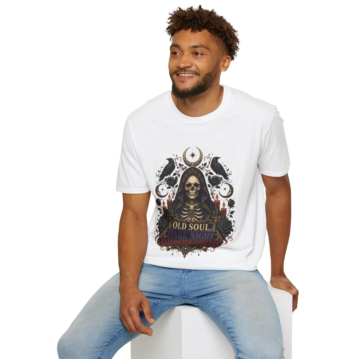 Halloween Old Soul Unisex Softstyle T-Shirt