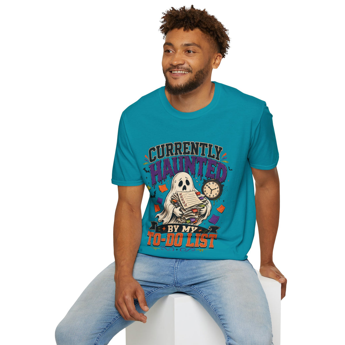 Halloween Currently Haunted Unisex Softstyle T-Shirt