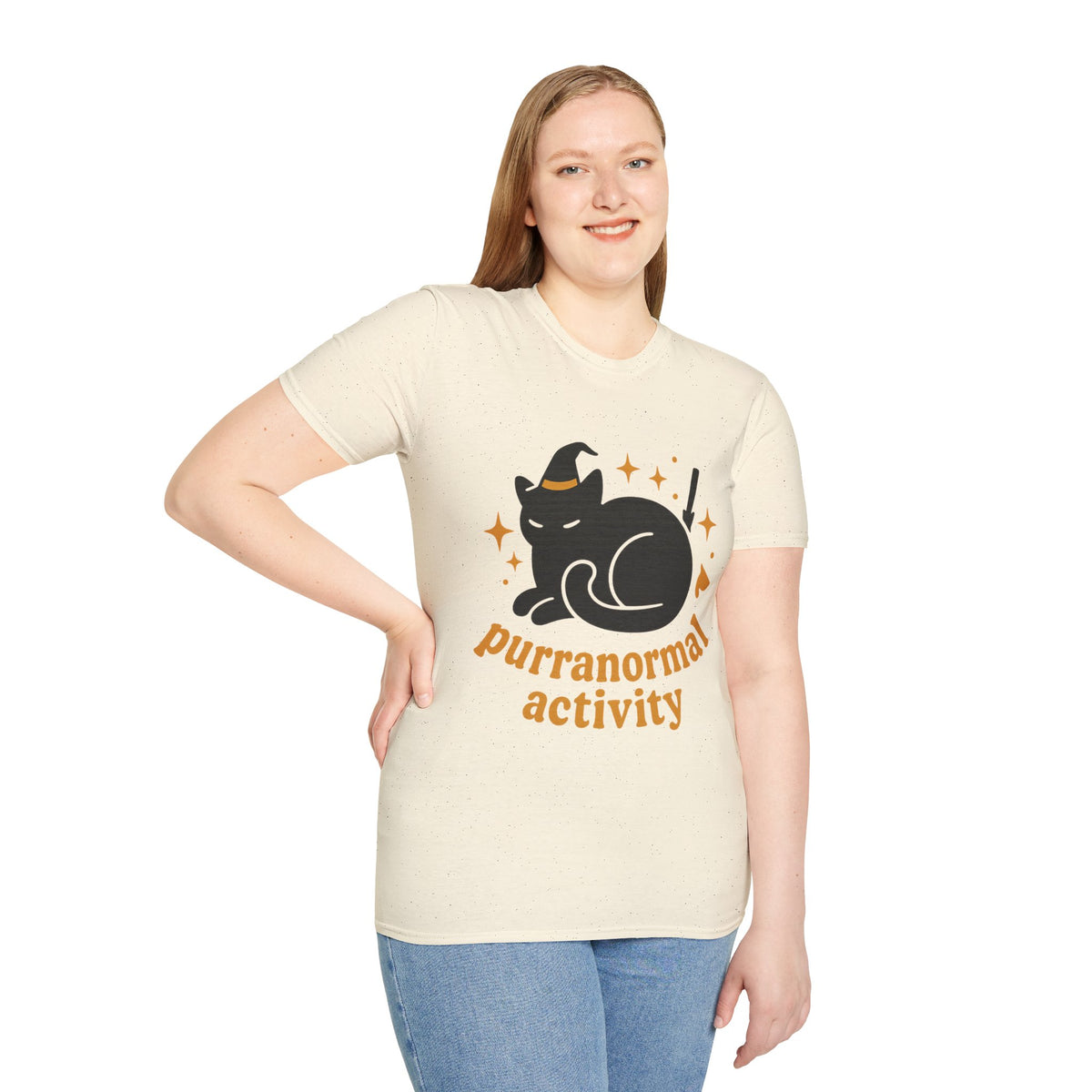 Paranormal Activity Circle T-Shirt — Cute Retro Ghost & Stars Tee - Trending Now - August 2026