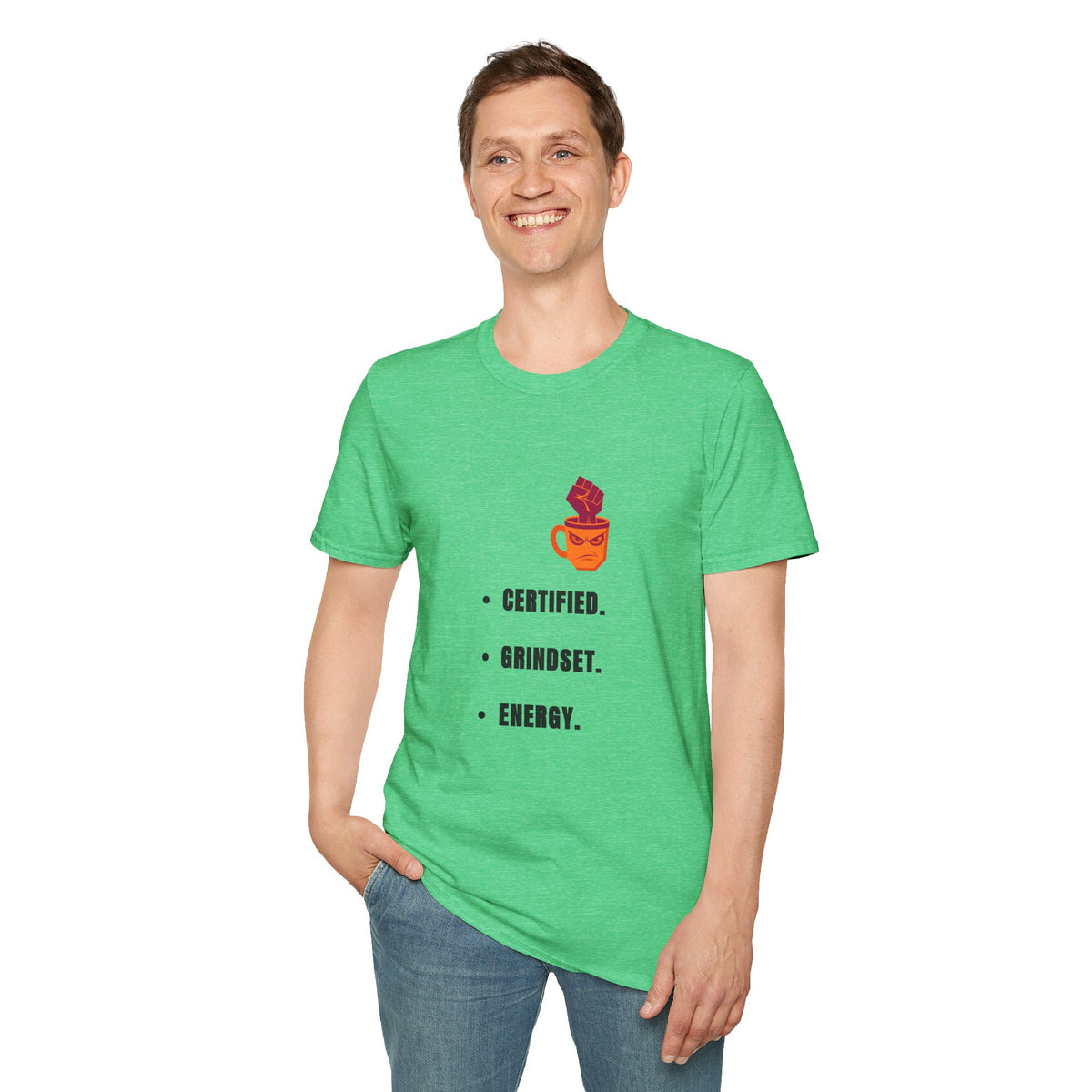 Certified Mindset Tee — "Certified. Mindset. Energy." Motivational Graphic T-Shirt - Trending Now - September 2026