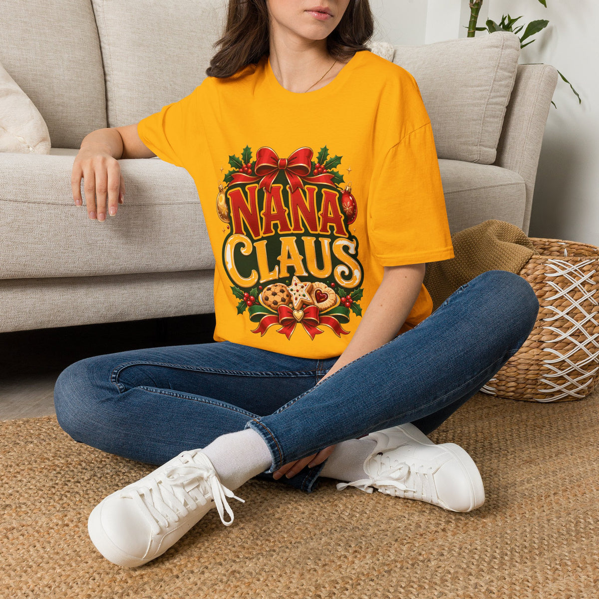 Nana Claus Christmas Tee — Festive Holiday Grandma T-Shirt