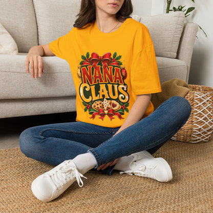 Nana Claus Christmas Tee — Festive Holiday Grandma T-Shirt