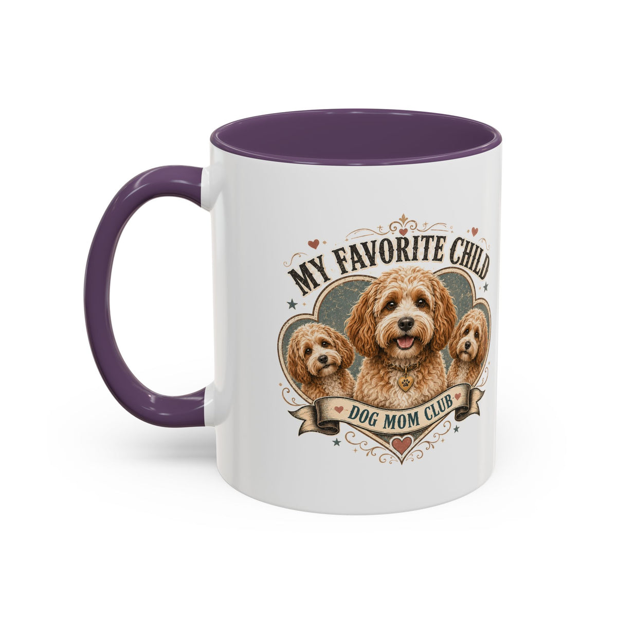 Milo Bailey Dog Dad Mom Dog Mom Club Coffee Mug — “My Favorite Child” Cute Labradoodle Gift
