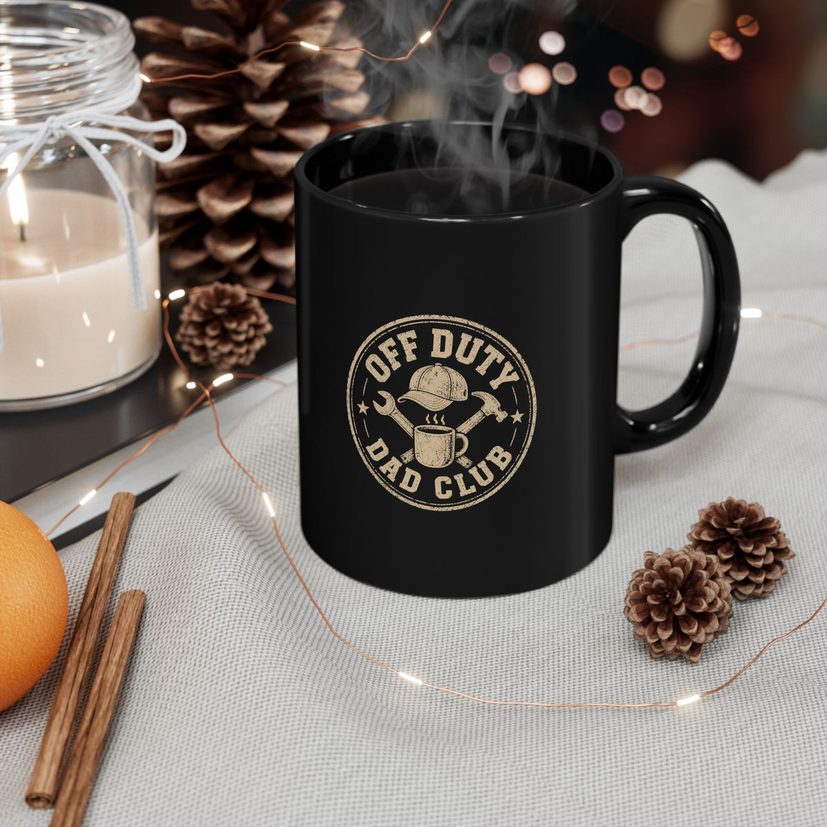Milo Bailey Dog Dad Mom Black Mug