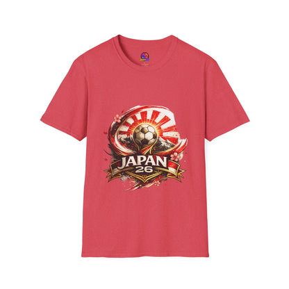 Japan Soccer T‑Shirt — Rising Sun Football Graphic