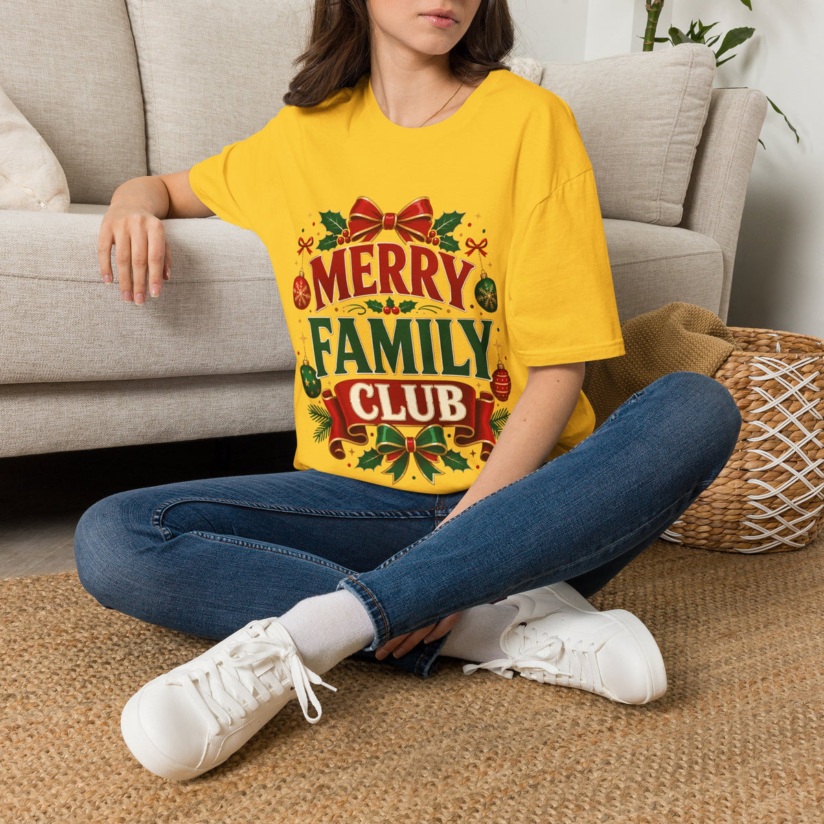 Merry Family Club Christmas T-Shirt