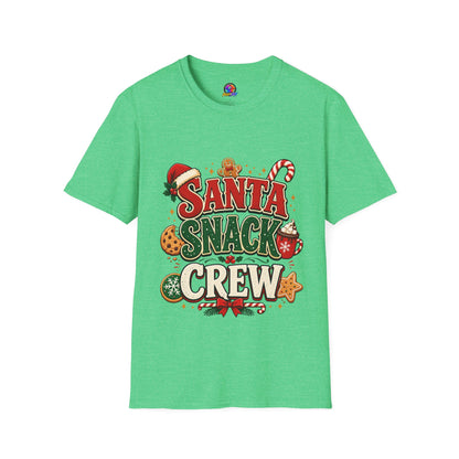 Santa Snack Crew T-Shirt — Christmas Cookie Holiday Tee