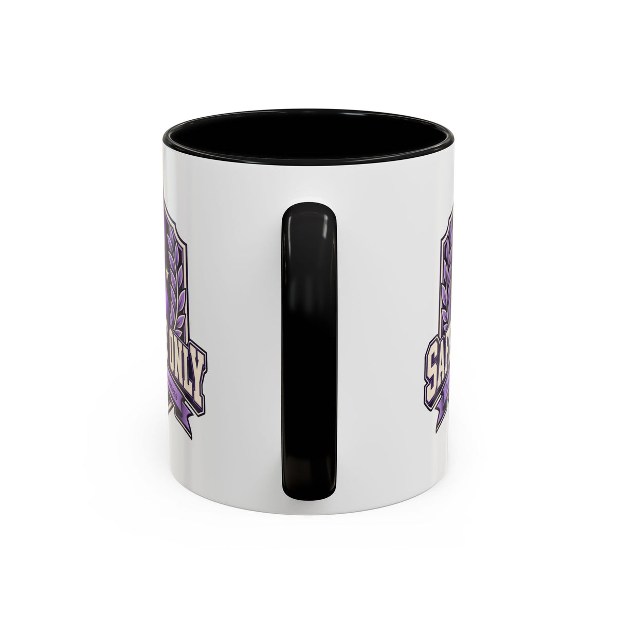 Coffee Mug — "Safe Love Only" Domestic Violence Awareness (Purple Ribbon)