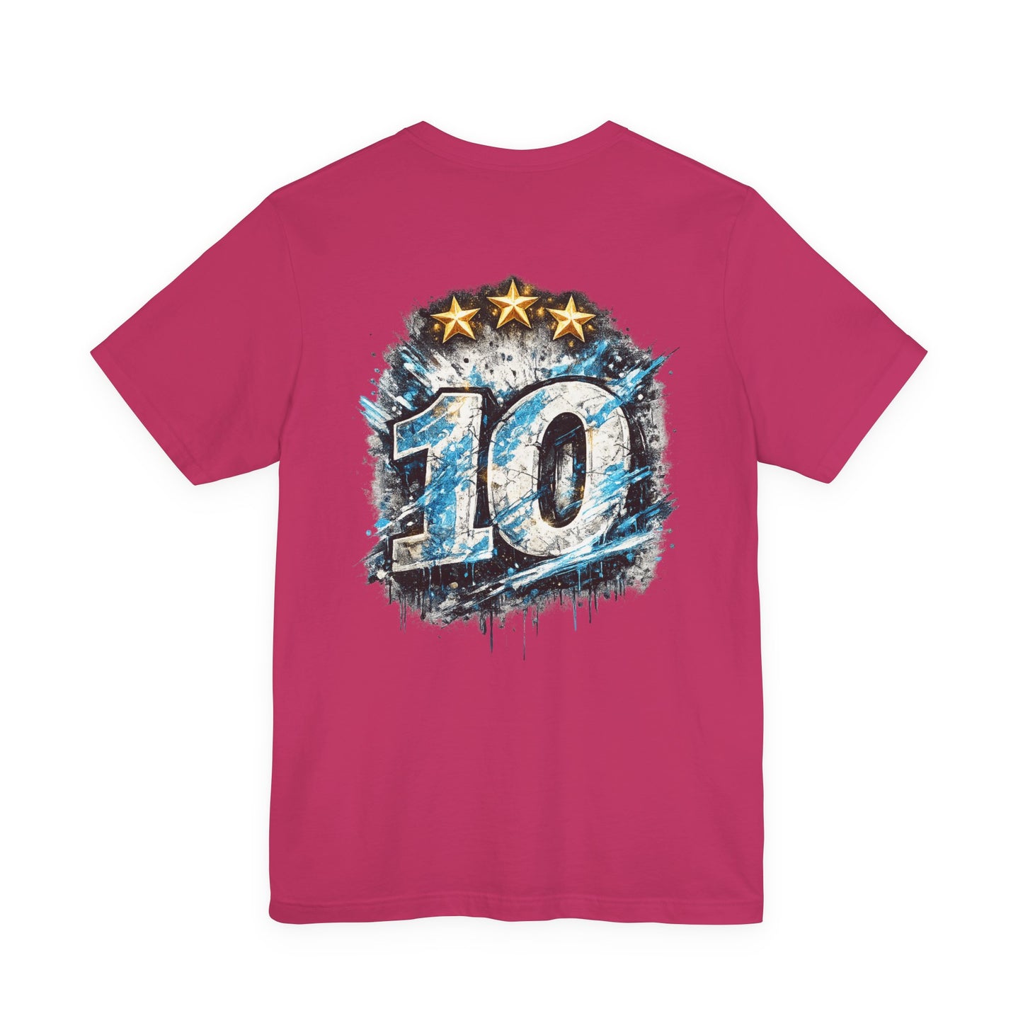 Buenos Aires Nights T‑Shirt — '10' Grunge Graphic Tee - Argentina No. 10