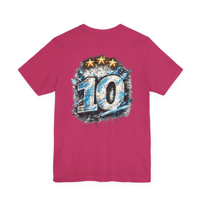 Buenos Aires Nights T‑Shirt — '10' Grunge Graphic Tee - Argentina No. 10