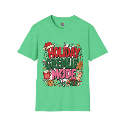 Holiday Gremlin Mode T-Shirt — Christmas Cute Festive Graphic Tee