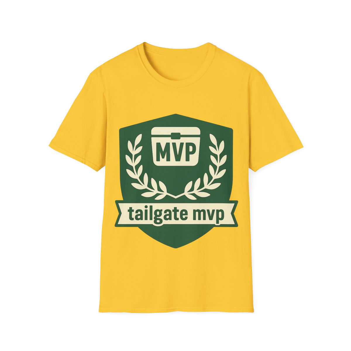 MVP Tailgate T-Shirt — Vintage Green MVP Badge Tee - Trending Now - August 2026