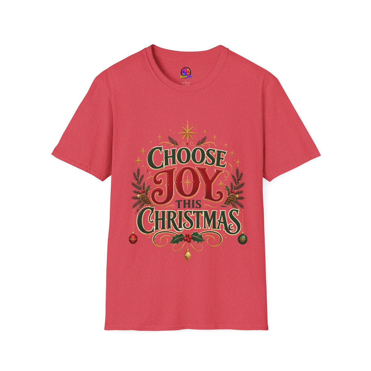 Choose Joy This Christmas T-Shirt — Festive Holiday Graphic Tee