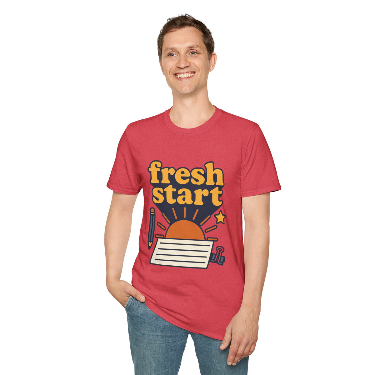 Fresh Start T-Shirt – Retro Sunrise Graphic  - Trending Now - August 2026