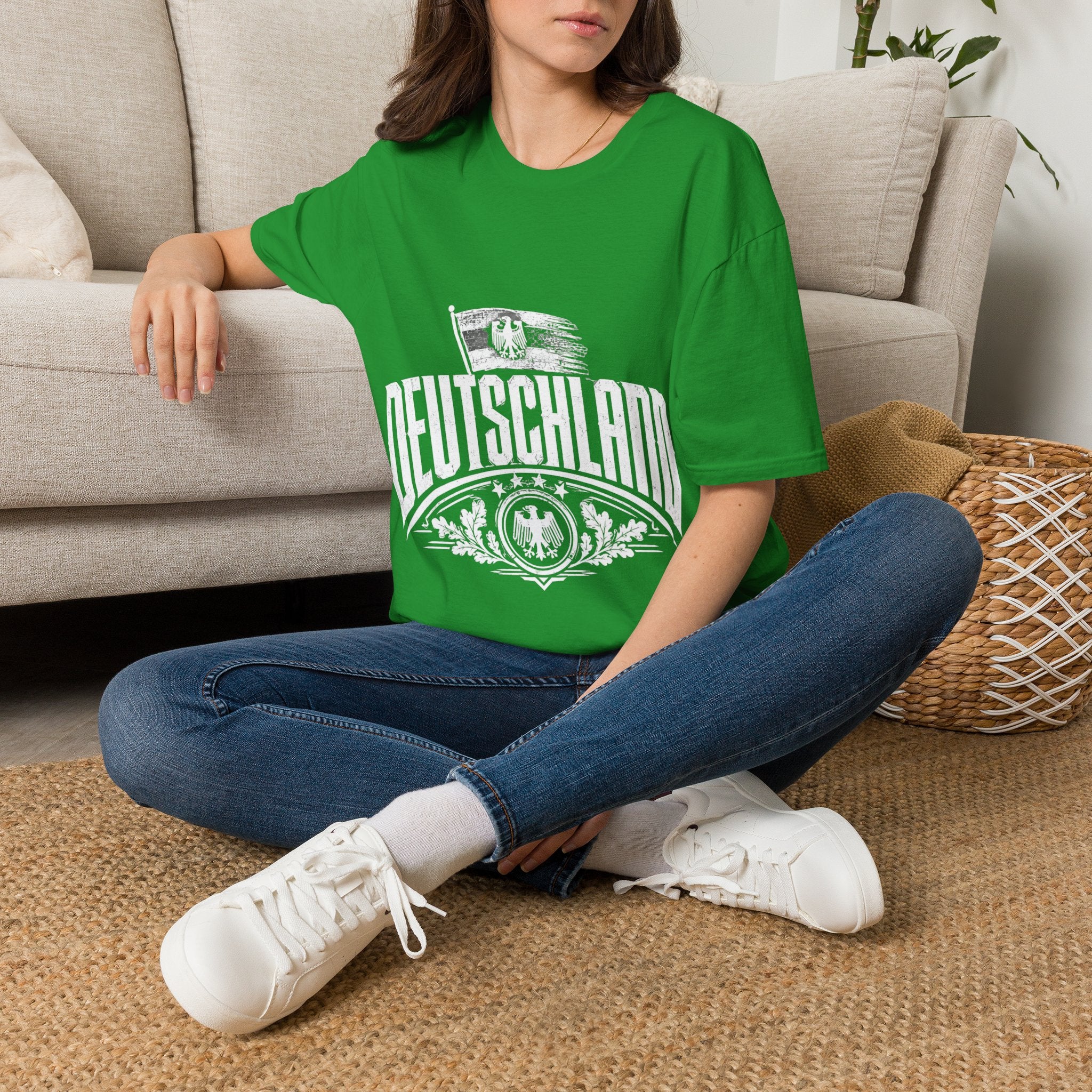 Germany Deutschland T-Shirt — Vintage German Crest Soccer Fan Tee