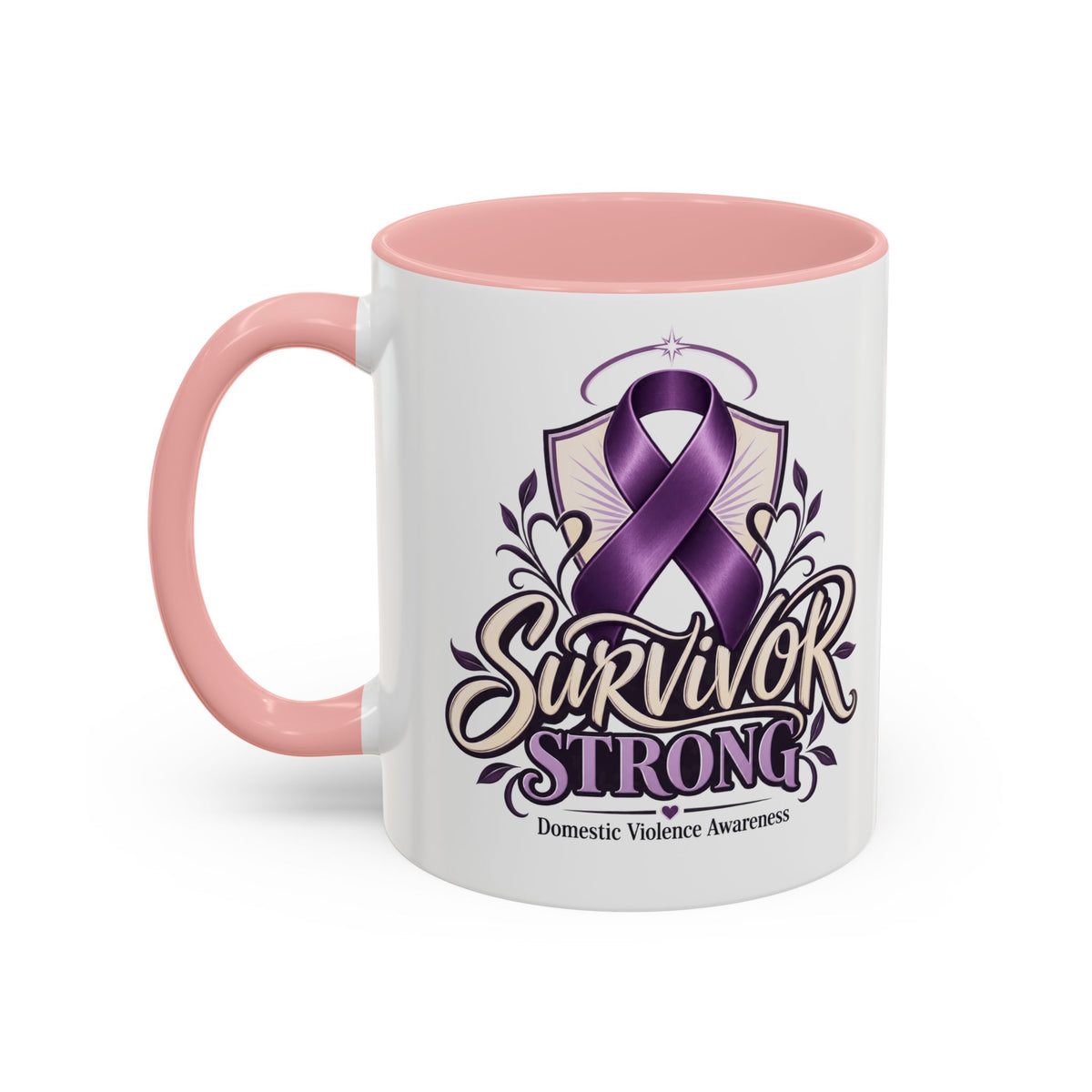 Domestic Violence Awareness Survivor Strong Coffee Mug