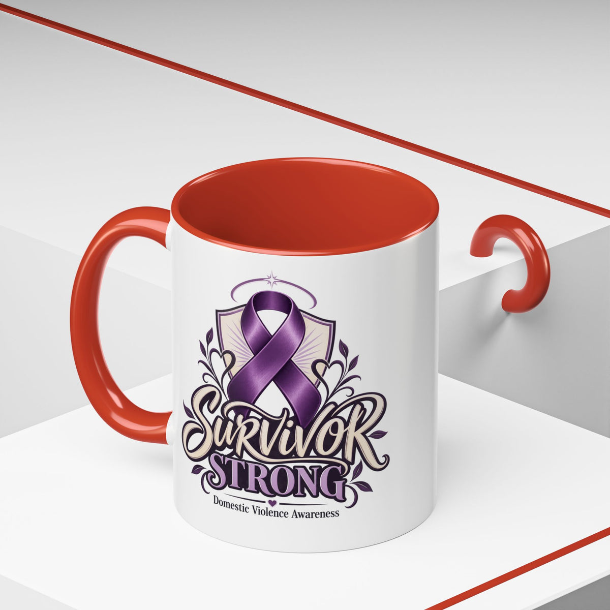 Domestic Violence Awareness Survivor Strong Coffee Mug