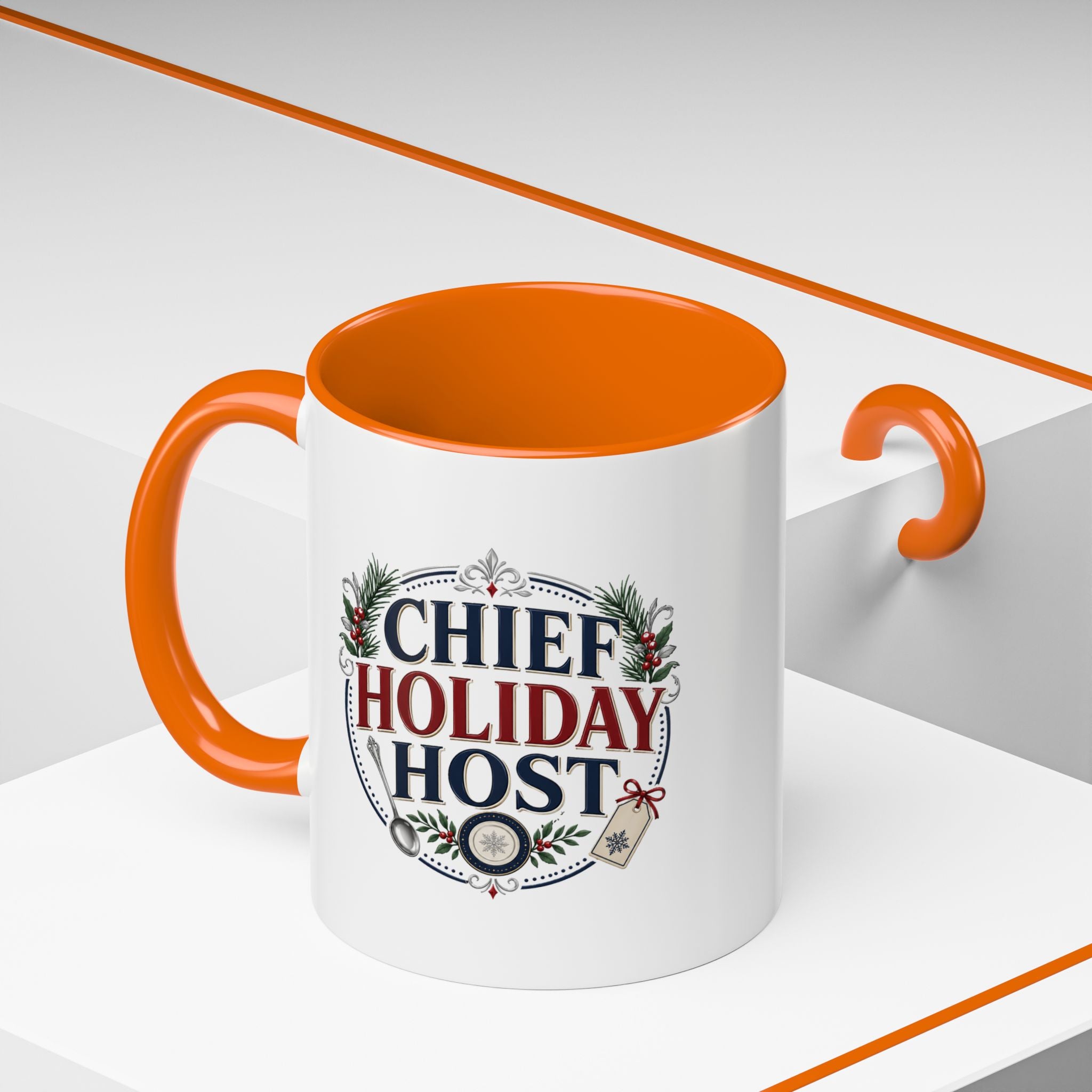 Christmas Chief Holiday Host Coffee Mug — Festive Christmas Morning Gift