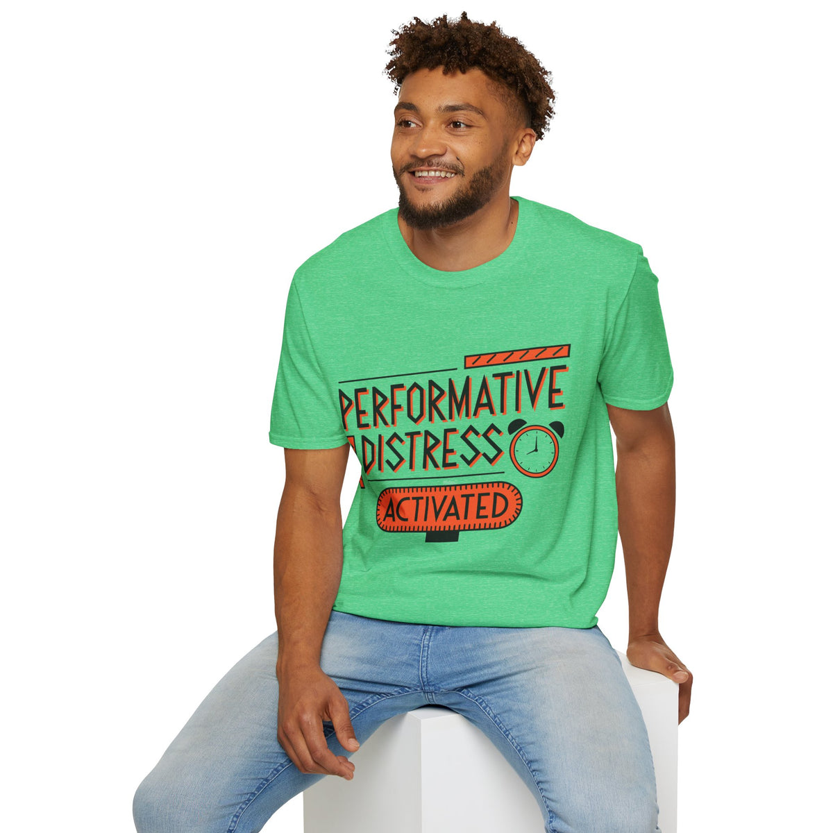 Performative Distress Activated T-Shirt - Trending Now - August 2026