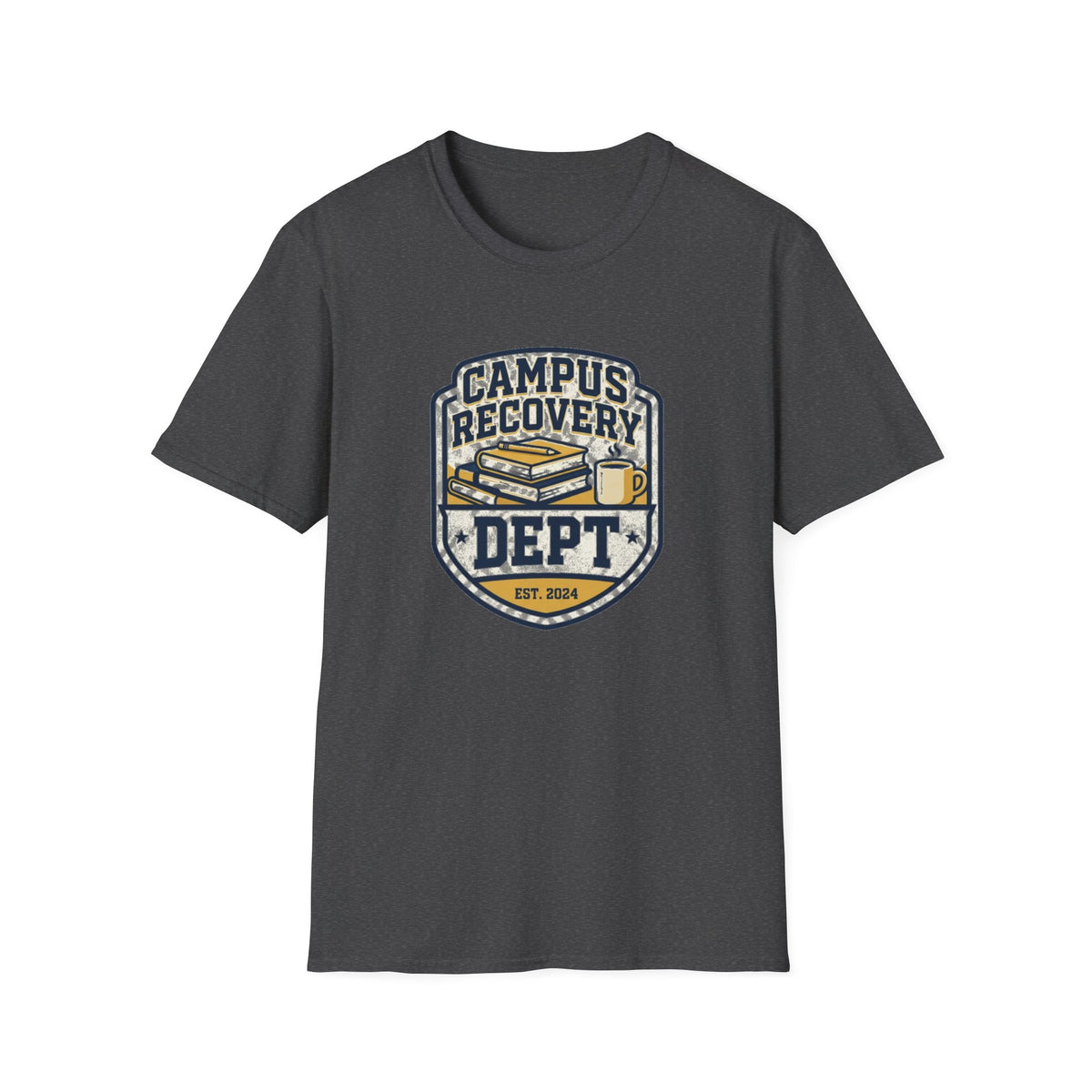 Campus Recovery Dept. T-Shirt — Collegiate Support Logo Tee - Trending Now - August 2026