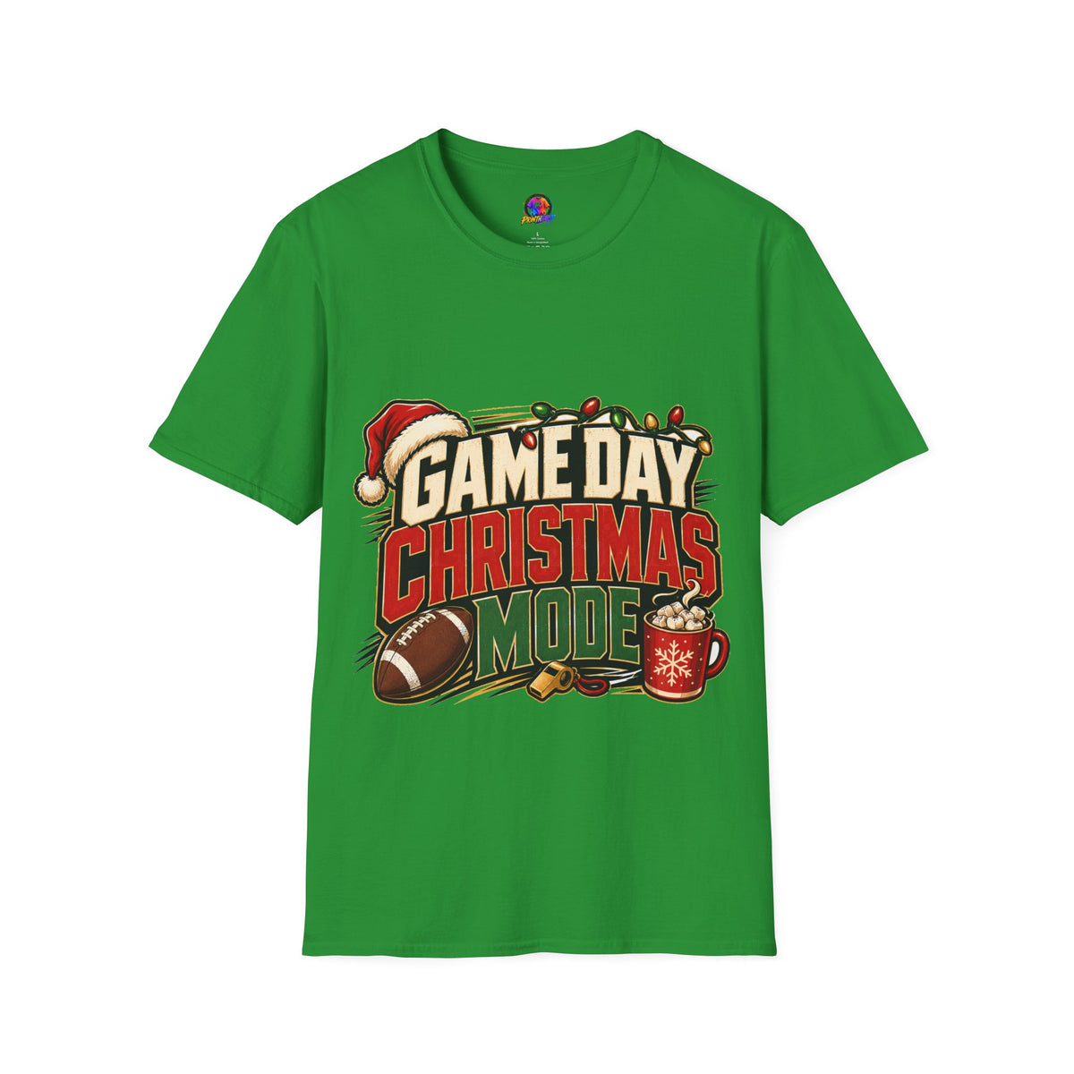 Game Day Christmas T-Shirt — Football Holiday Mode Tee