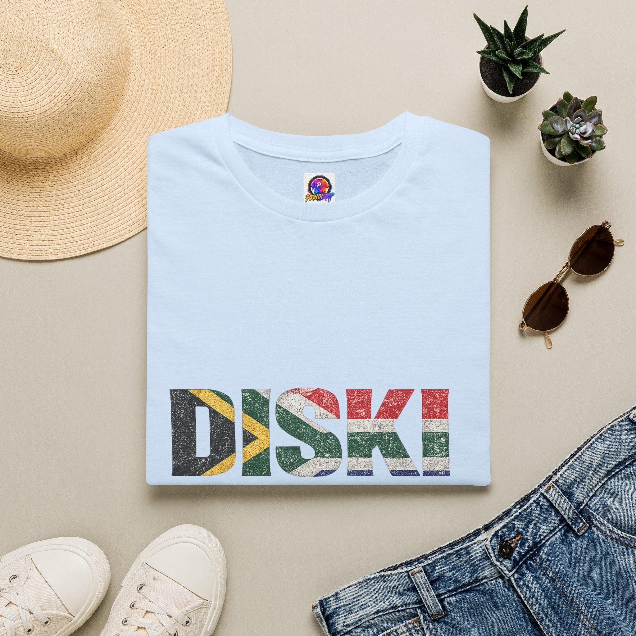 South Africa Diski T‑Shirt — "DISKI" South African Soccer Pride Tee