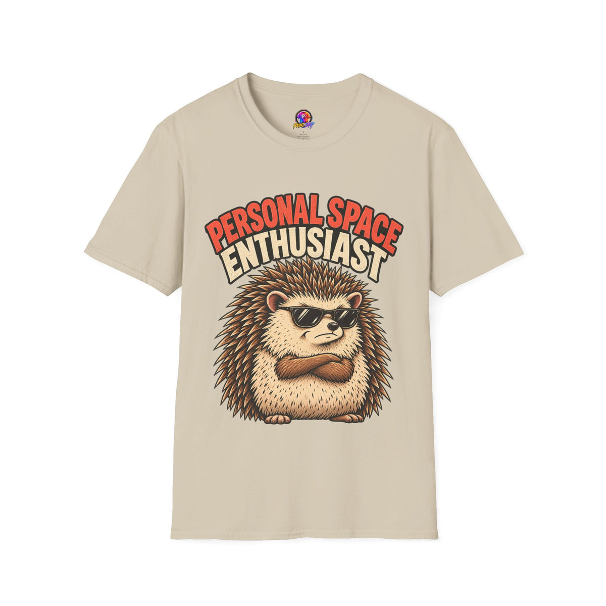 Personal Space Enthusiast T-Shirt — Funny Hedgehog Graphic Tee
