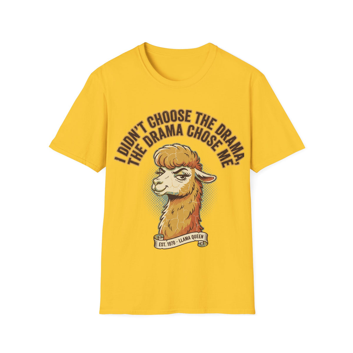 Sheep Graphic T‑Shirt — "I Don't Choose the Drama, the Drama Chooses Me" - Trending Now - September 2026