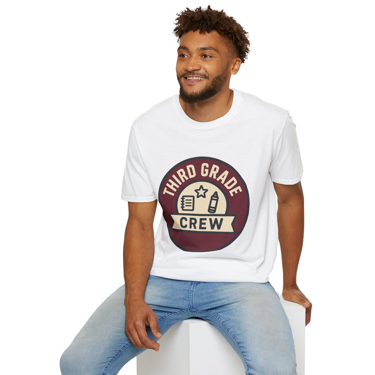 Third Grade Crew T-Shirt — Retro School Teacher & Student Tee - Trending Now - August 2026