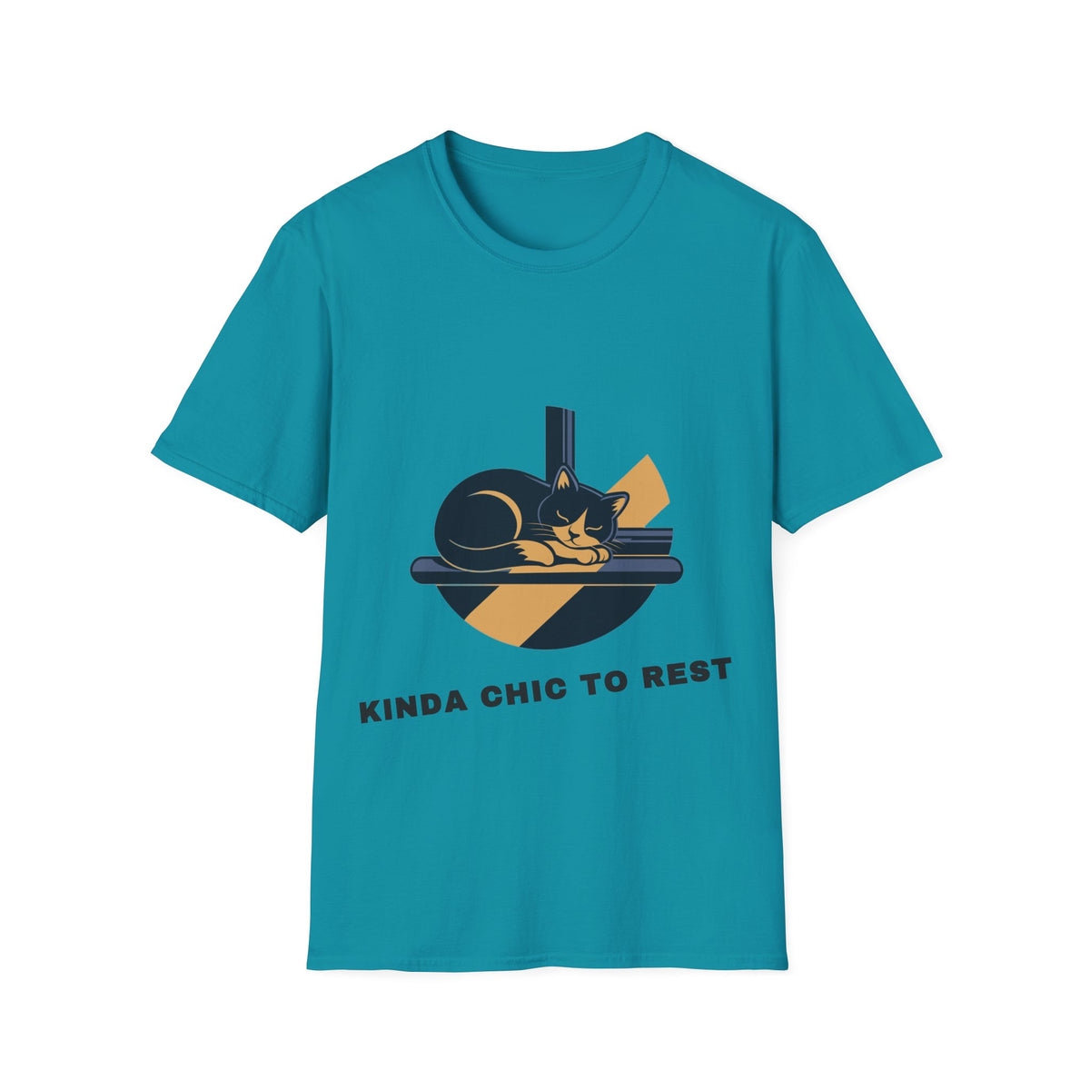 Cat Resting T-Shirt — "Kinda Chic to Rest" Graphic Tee - Trending Now - September 2026