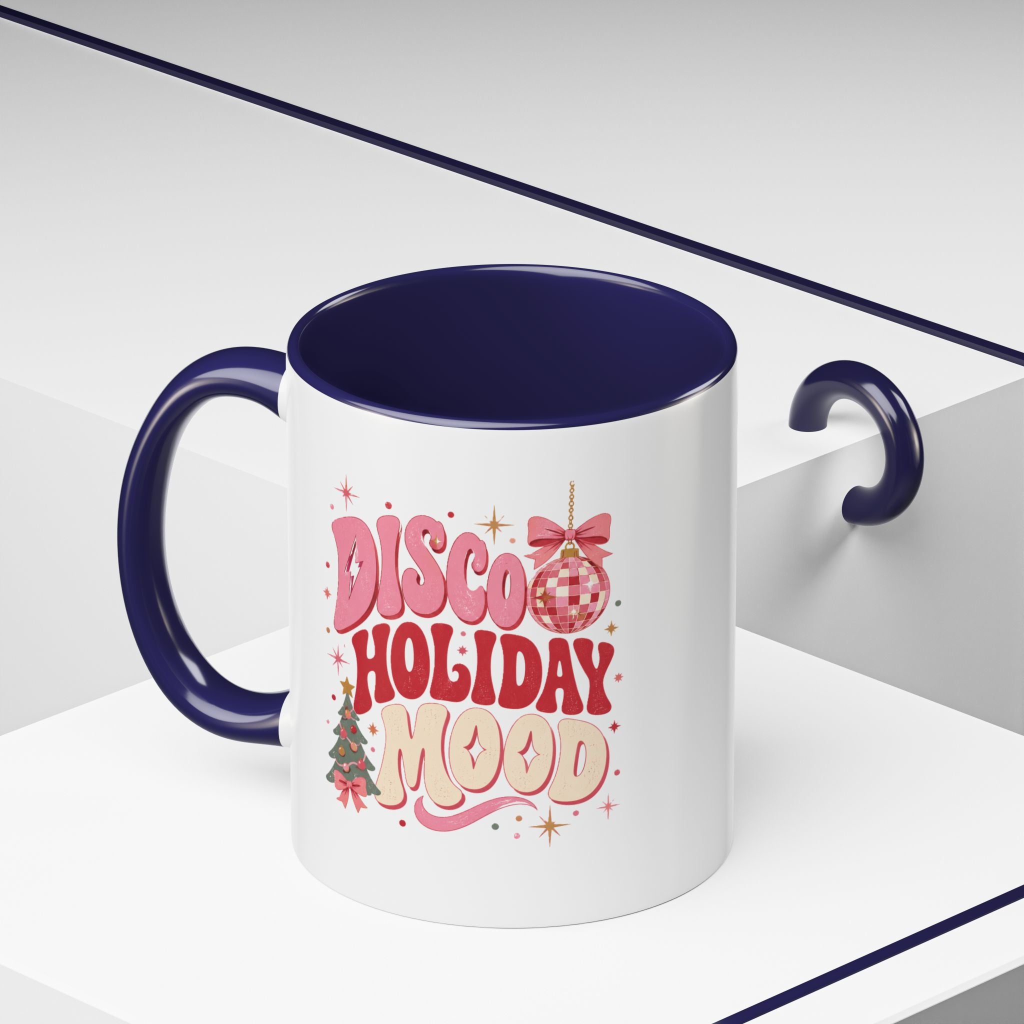 Modern Day Christmas Disco Holiday Mood Coffee Mug