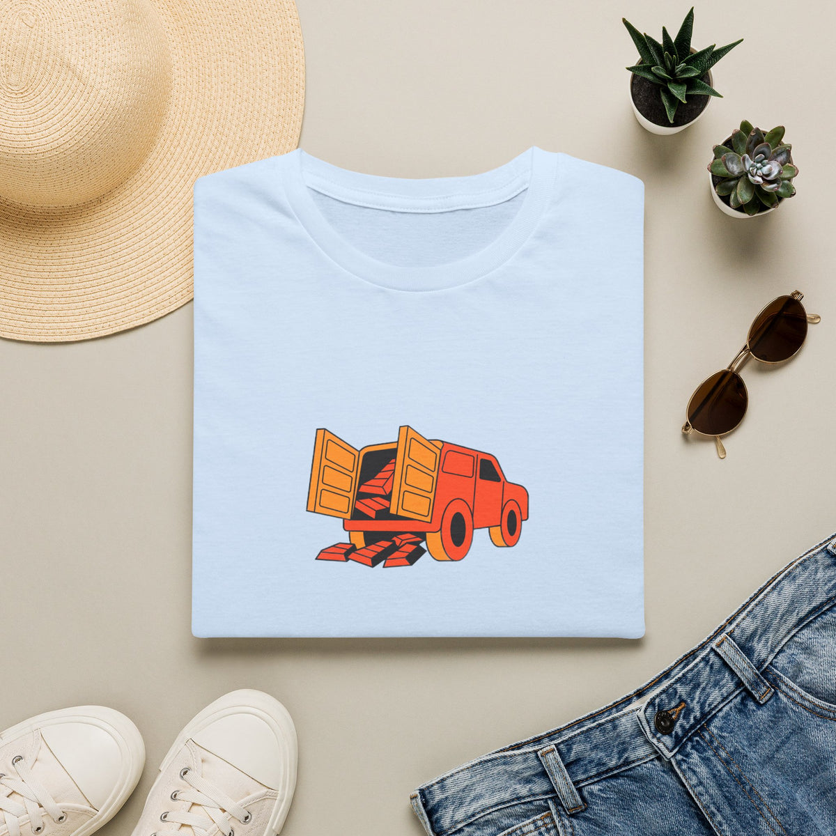 T-Shirt — "Pancollectest Crime Ever" Truck Graphic Tee - Trending Now - September 2026