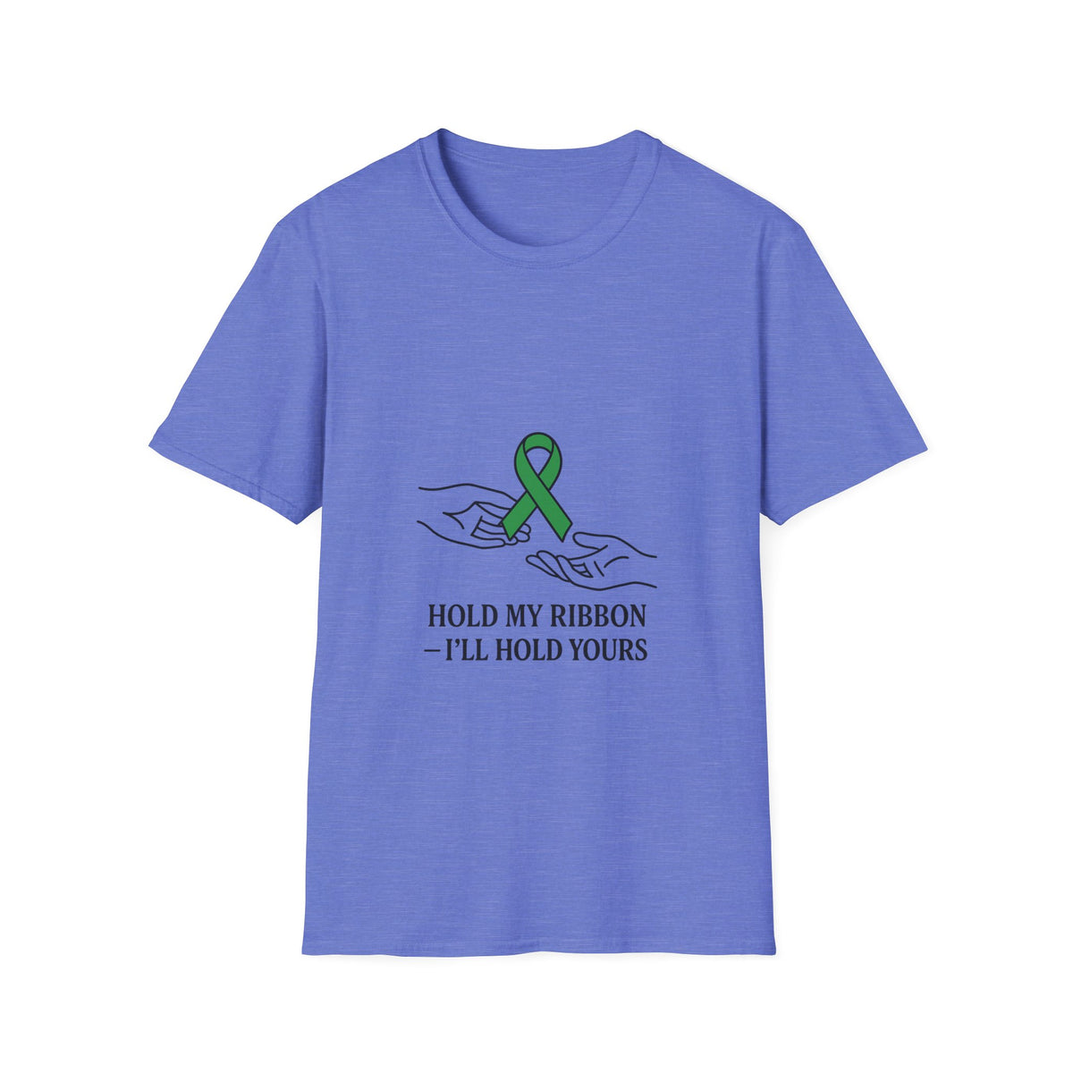 Awareness Ribbon Tee — "Hold My Ribbon, I'll Hold Yours" - Trending Now - October 2026
