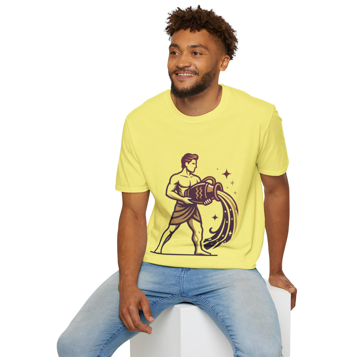 Aquarius Zodiac T-Shirt — Water Bearer Astrology Tee