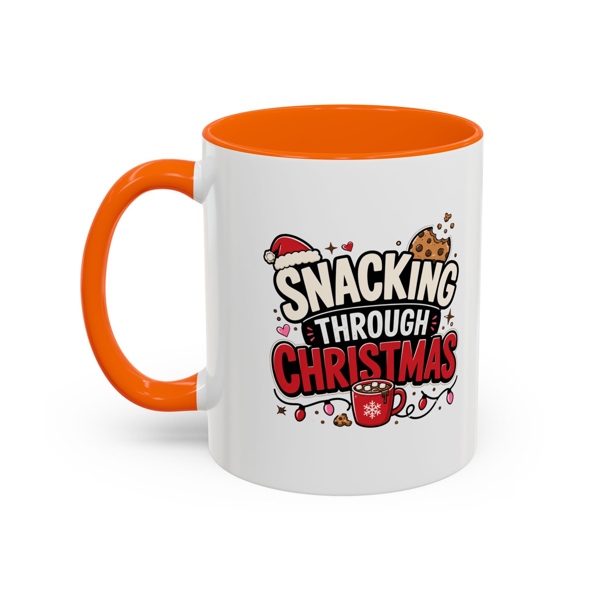 Modern Day Christmas Snacking Through Christmas Coffee Mug