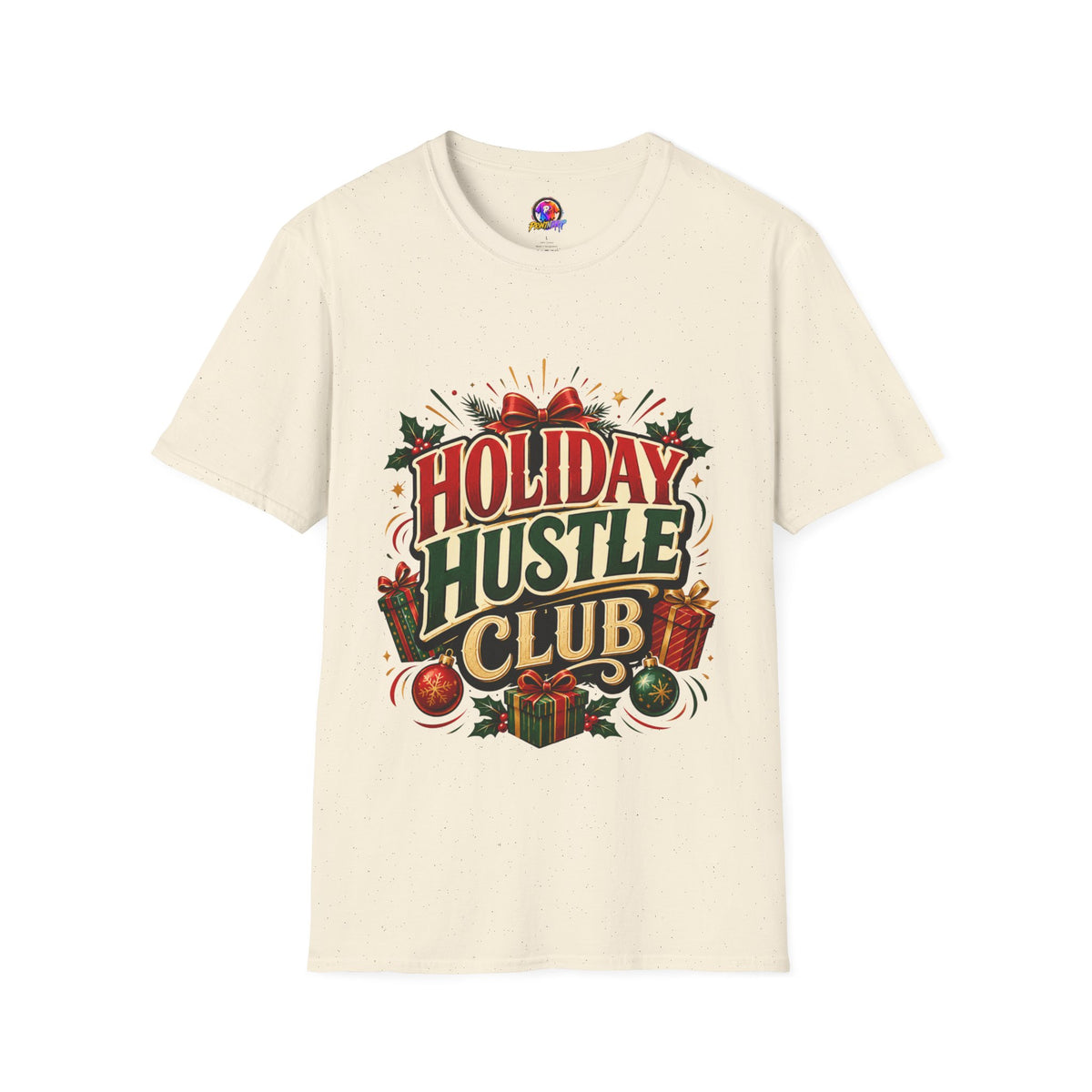 Holiday Hustle Club T-Shirt — Funny Christmas Graphic Tee