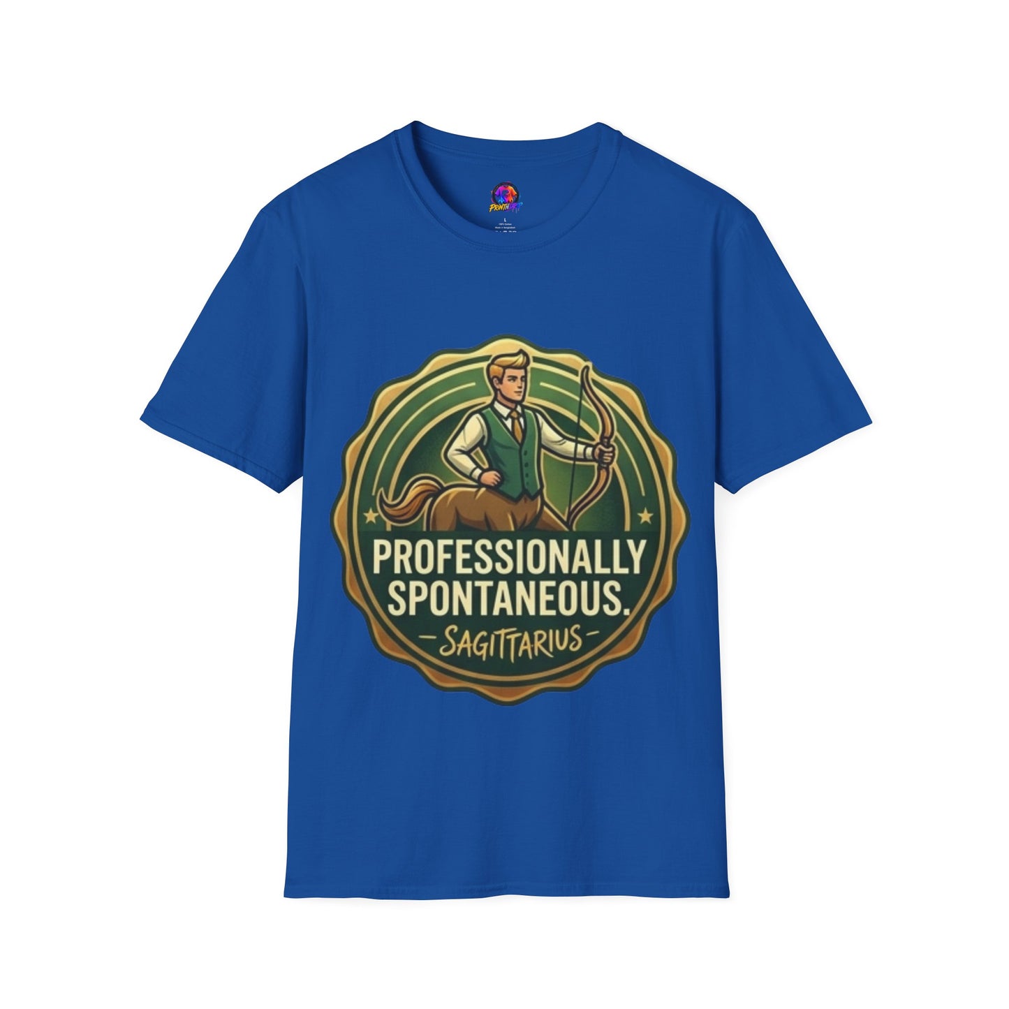 Sagittarius Archer T‑Shirt — "Professionally Spontaneous" Zodiac Tee