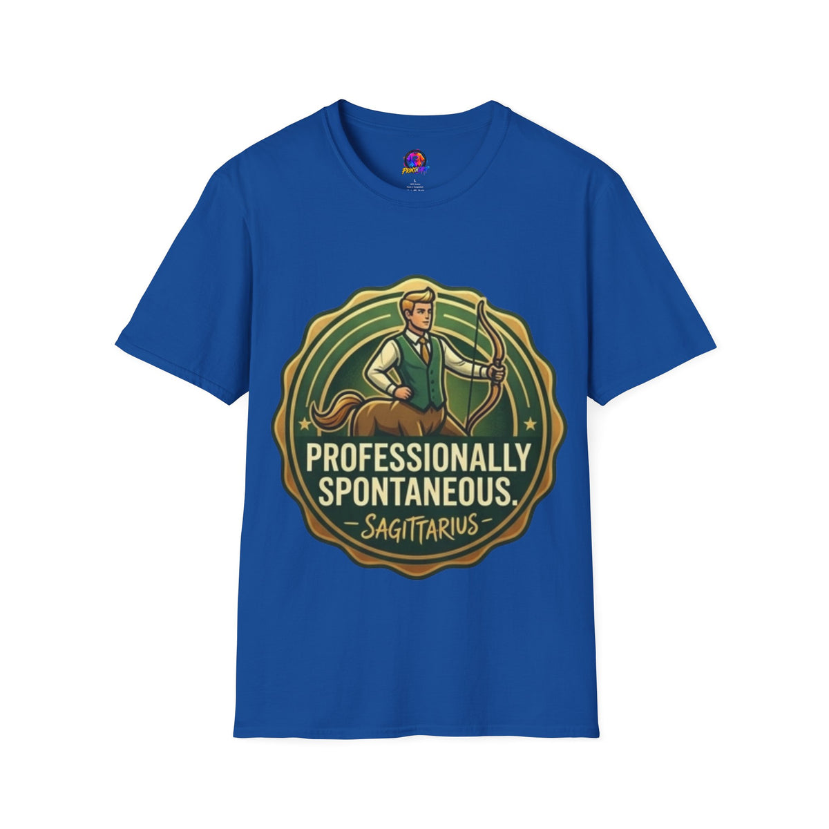 Sagittarius Archer T‑Shirt — "Professionally Spontaneous" Zodiac Tee