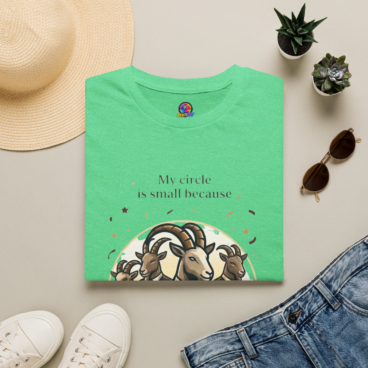 Capricorn Zodiac T-Shirt — "My Standards Are High" Astrology Tee