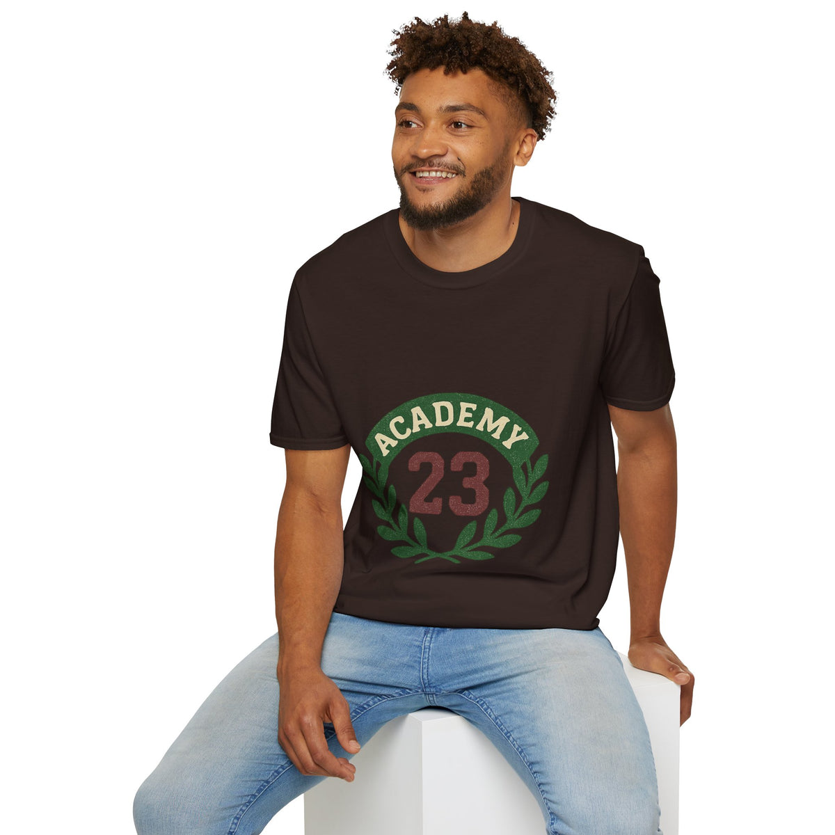 Academy 23 Badge T-Shirt — Vintage Laurel Emblem Tee - Trending Now - August 2026